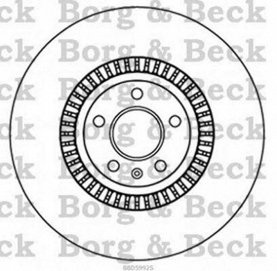 BORG & BECK bbd5992s -  Тормозной диск